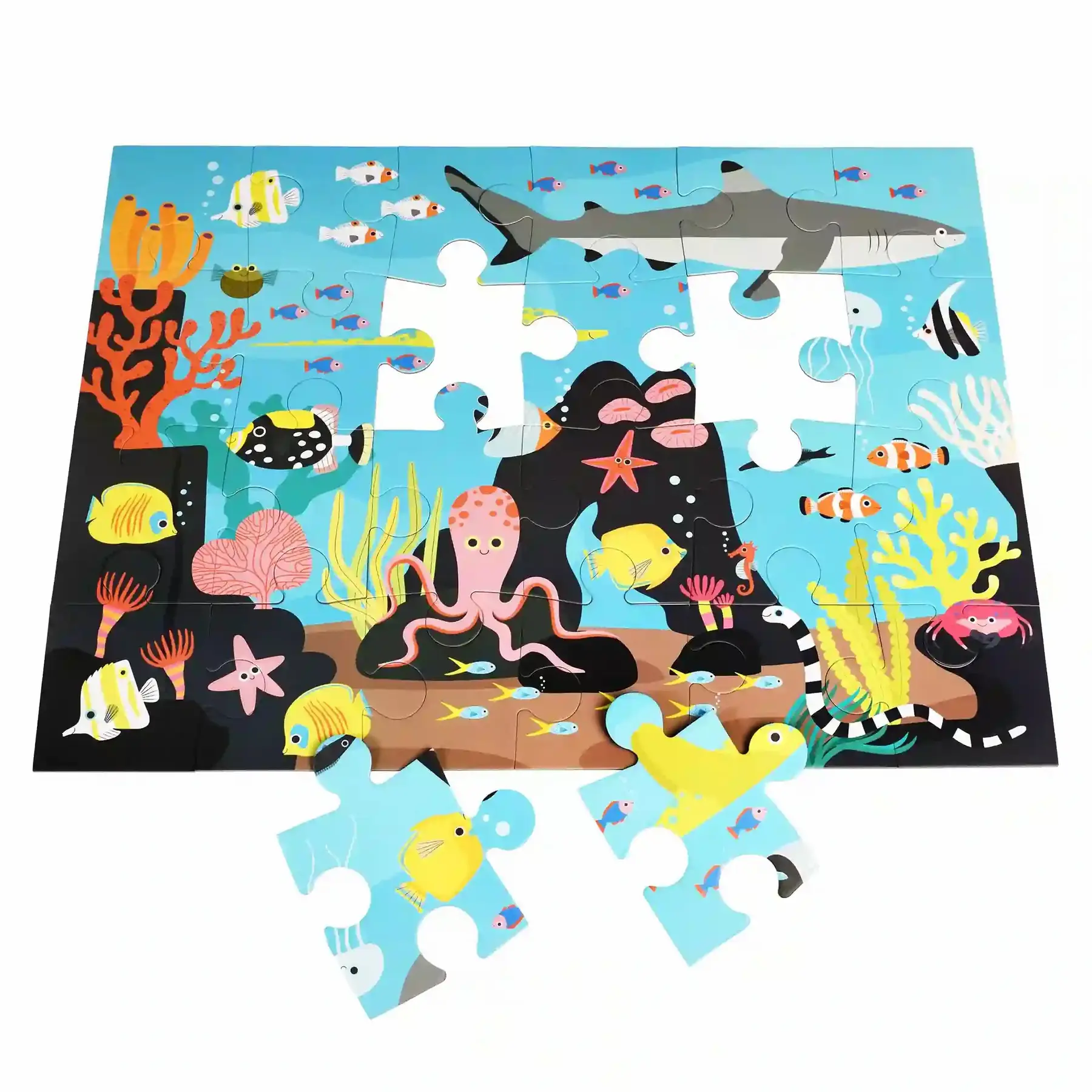 Puzzle de sol récifs coralliens enfant Rex London