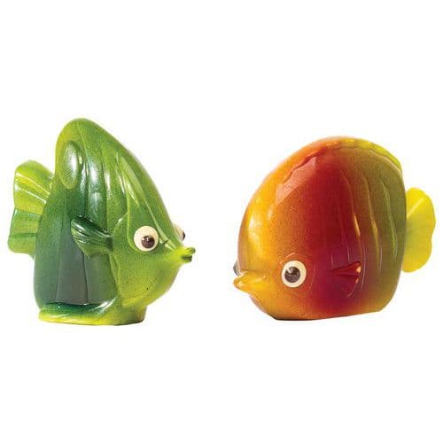 Plaque Poisson Exotique 4 Empreintes Pour 2 Poissons_380223